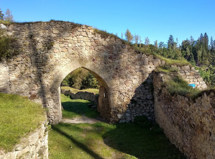 Castle Ruins Pořešín, Czech Republic (Czechia)